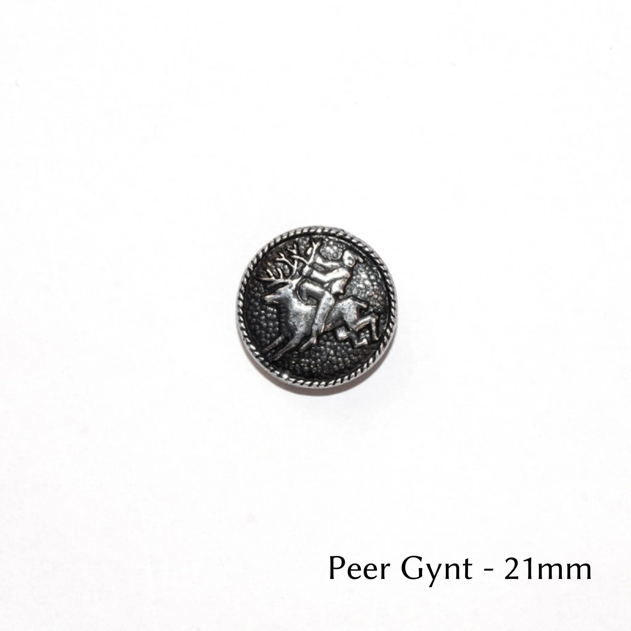 Norwegian Pewter Buttons - Pack of 3