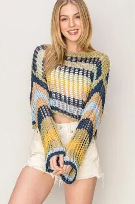 Open Stitched Sweater