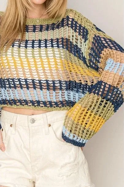 Open Stitched Sweater