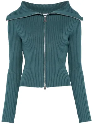 PATRIZIA PEPE RIBBED CARDIGAN