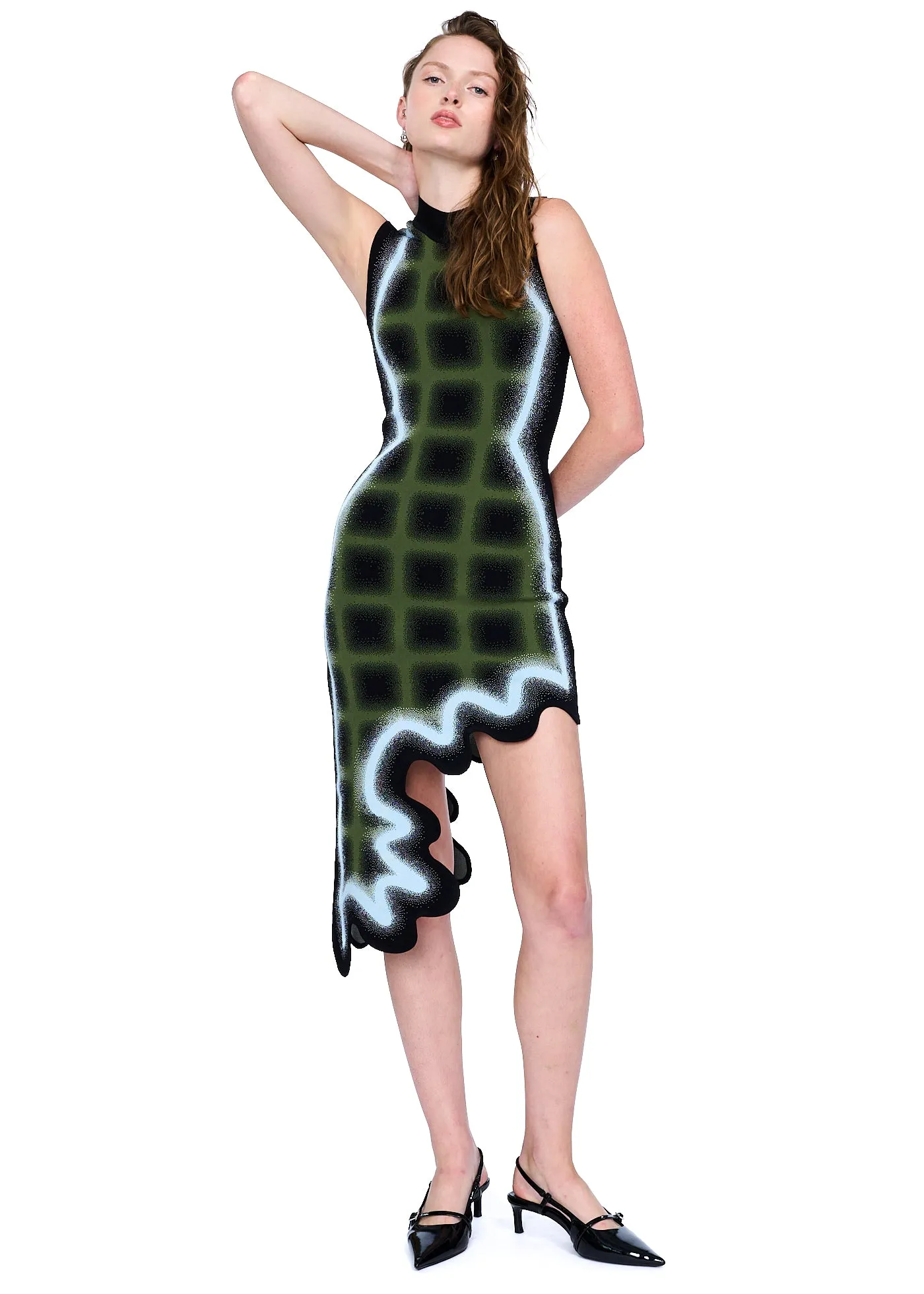 PH5 Mia Wavy Plaid Dress