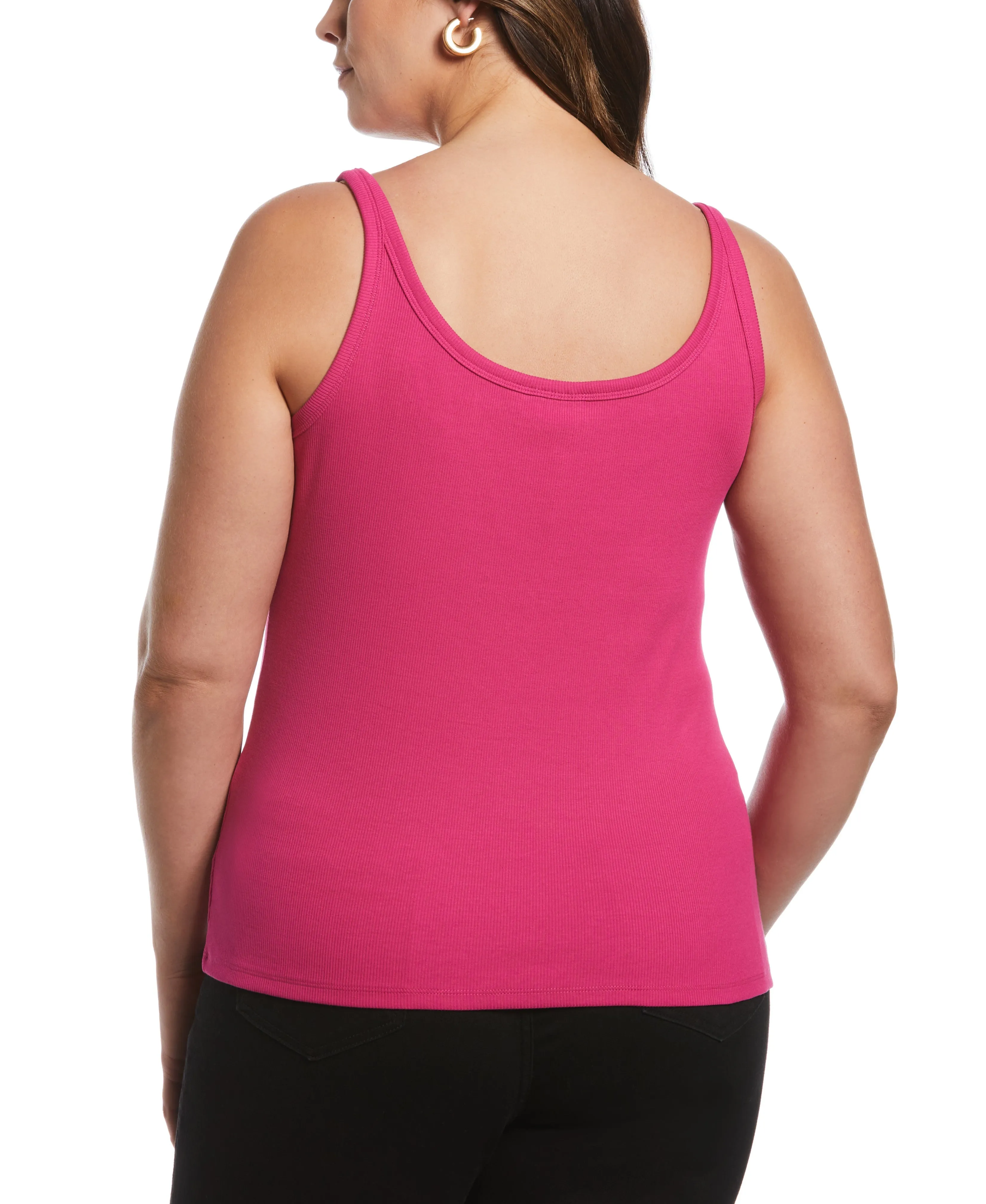 Plus Size Ribbed Tank Top