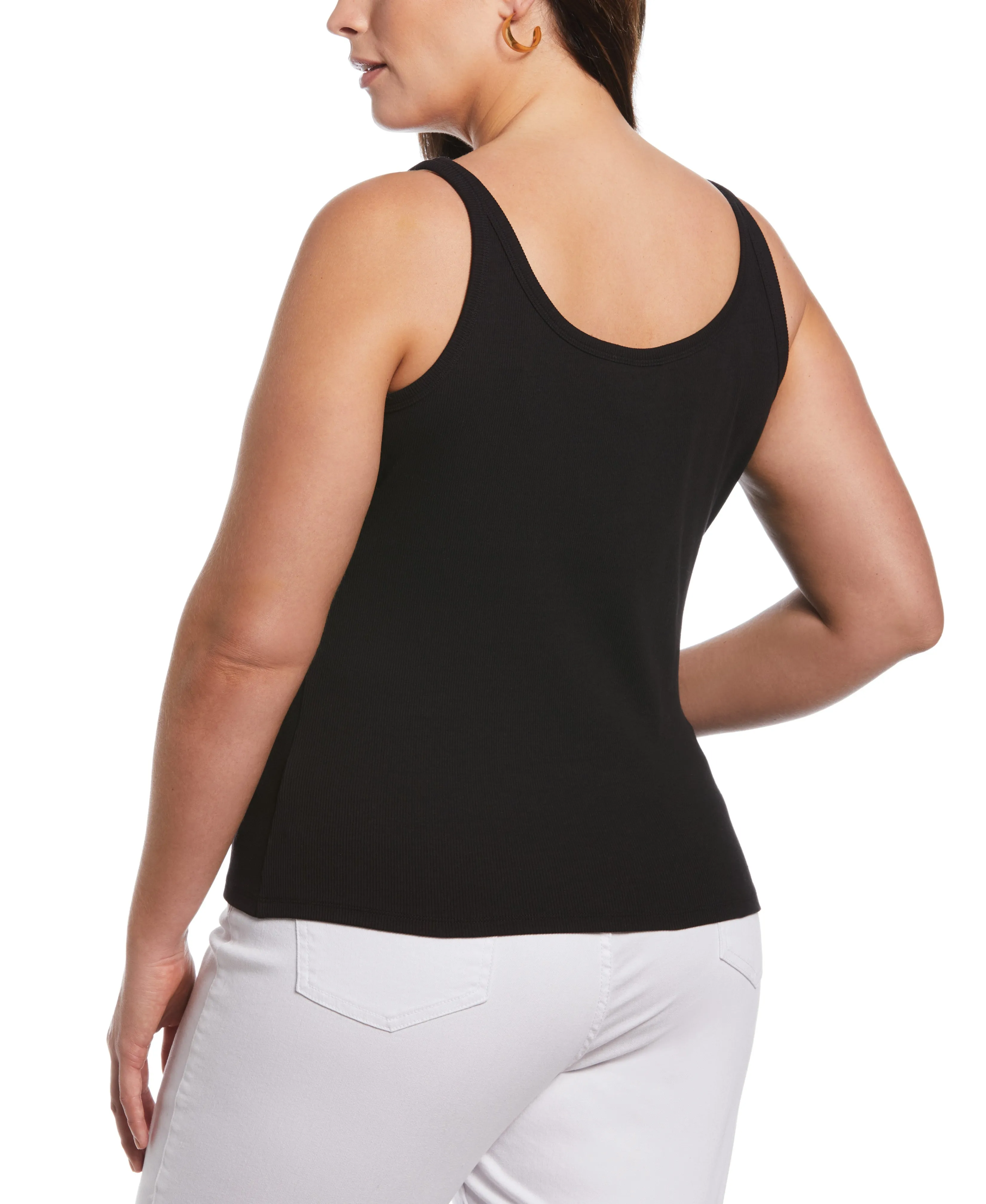 Plus Size Ribbed Tank Top