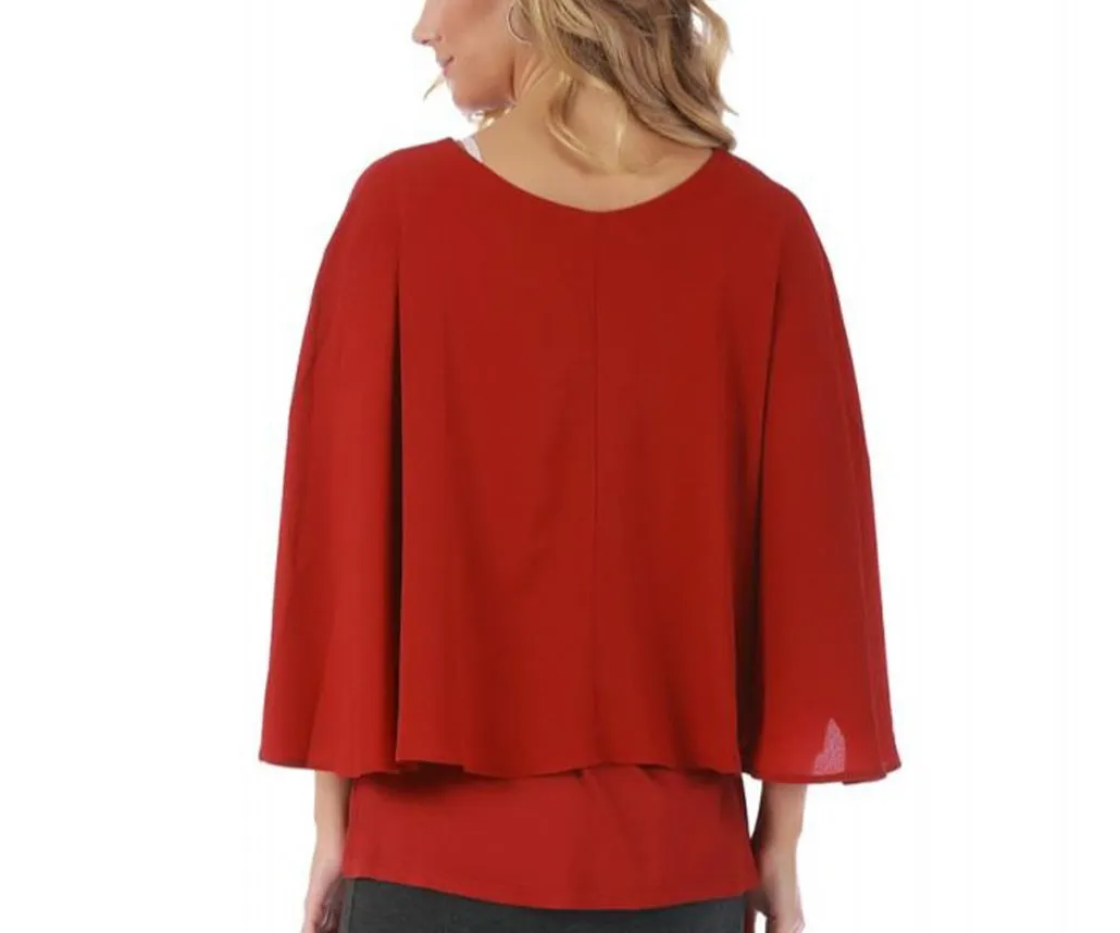 Poncho Top with Boatneck 153661