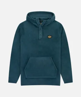 Quintin Fleece Hoodie - Indigo