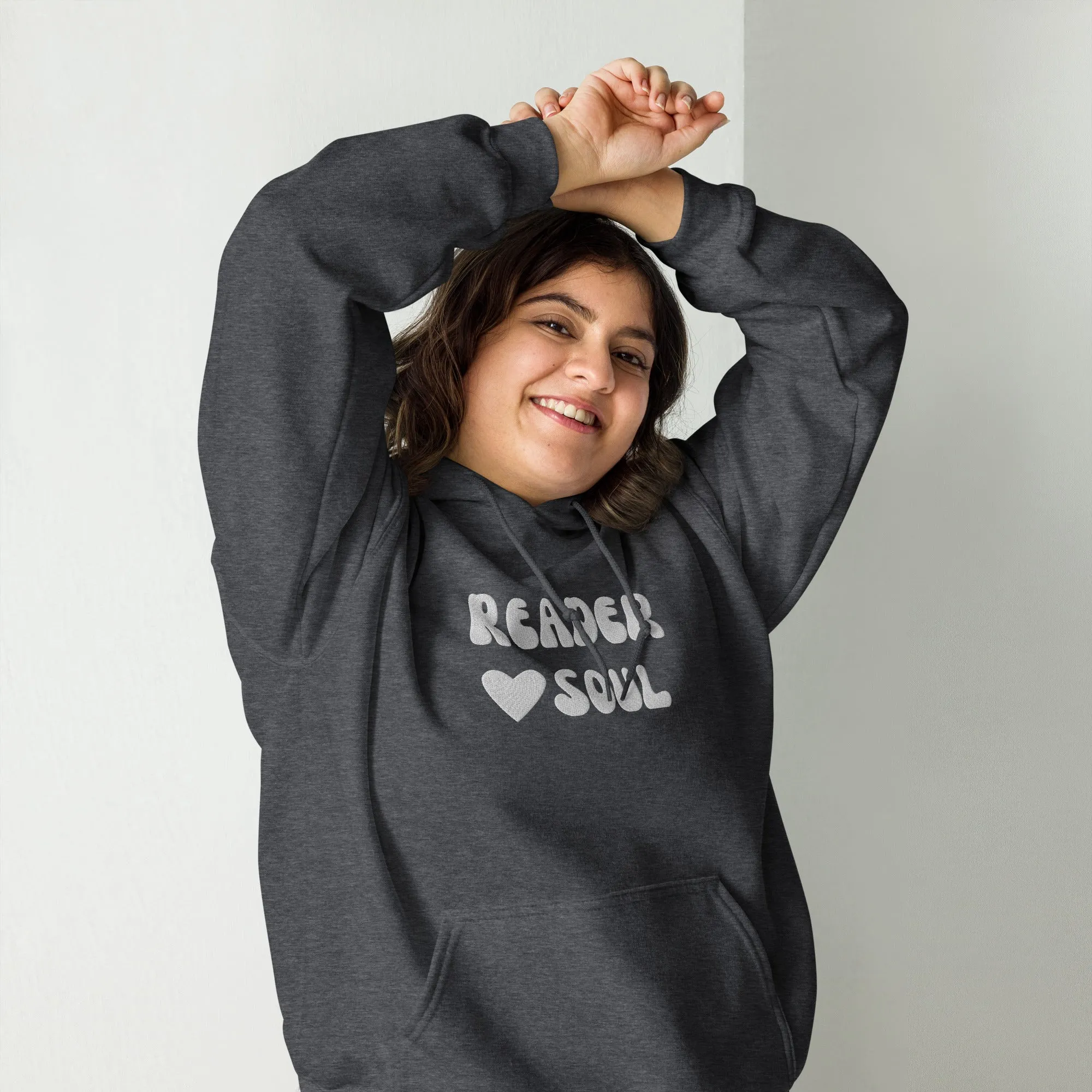 Reader Soul Embroidered Hoodie