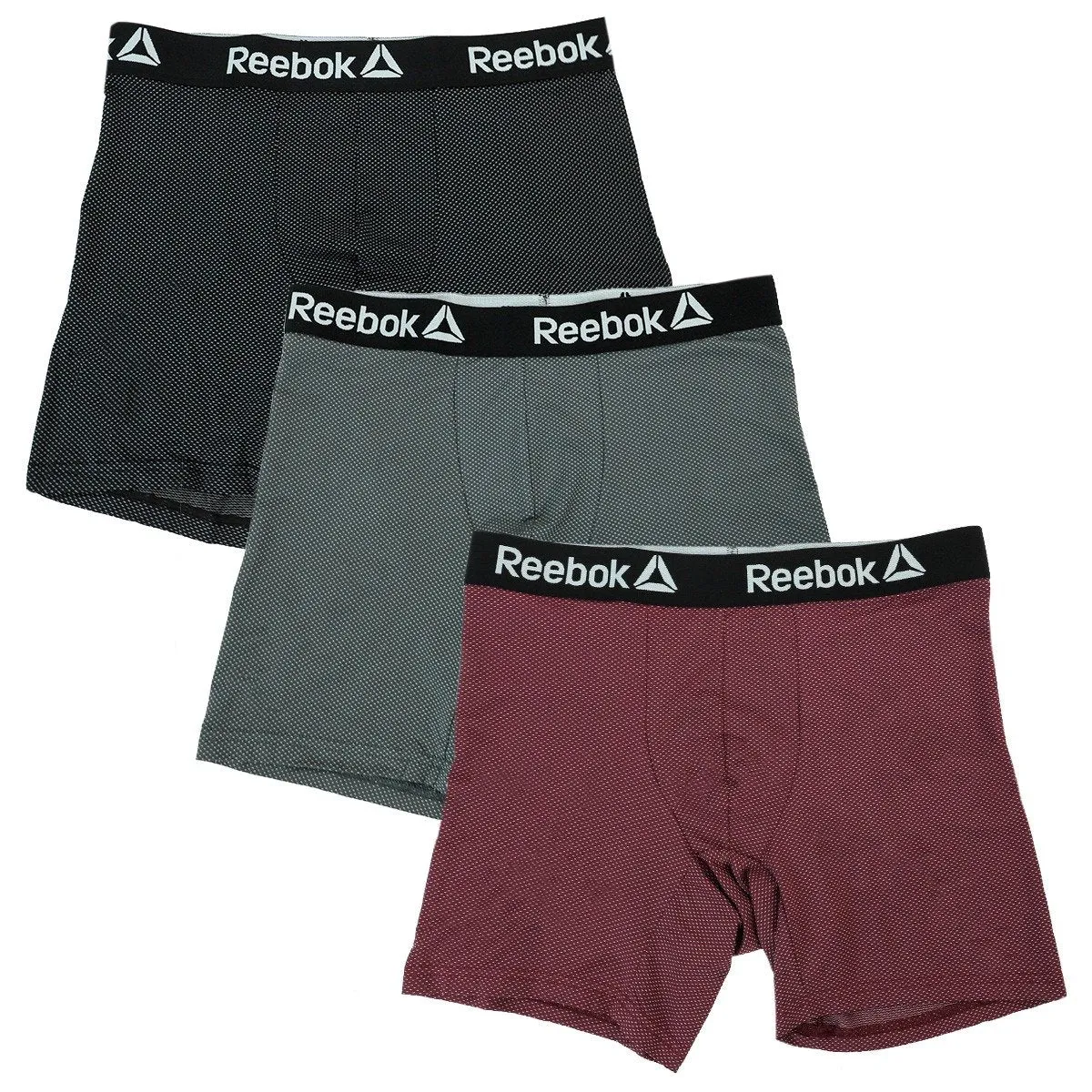 Reebok Men's Performance Boxer Briefs 3-Pack