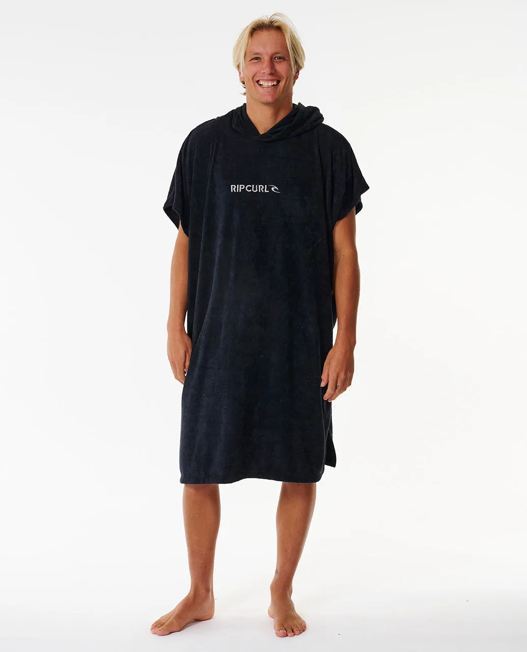 Rip Curl Mens Brand Hooded Towel Poncho