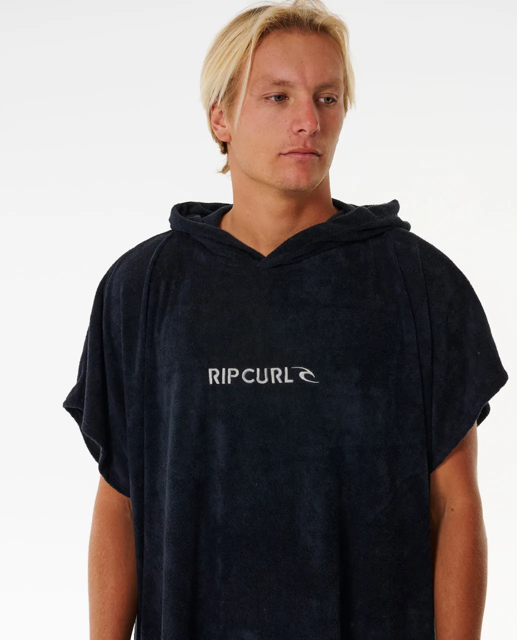 Rip Curl Mens Brand Hooded Towel Poncho