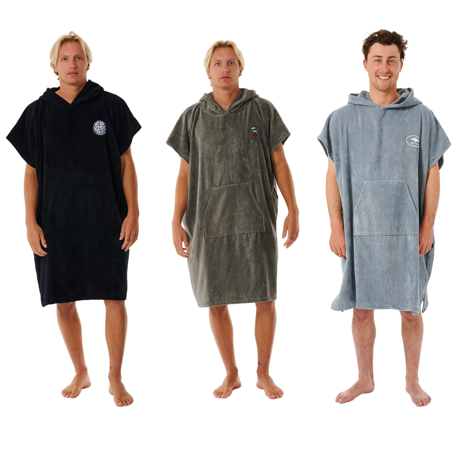 Rip Curl Mens Logo Hooded Towel Poncho