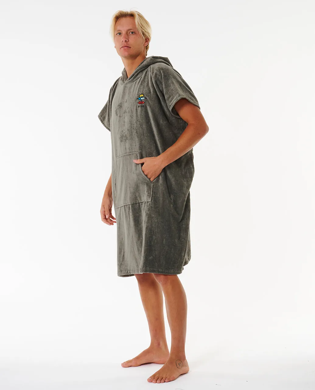 Rip Curl Mens Logo Hooded Towel Poncho