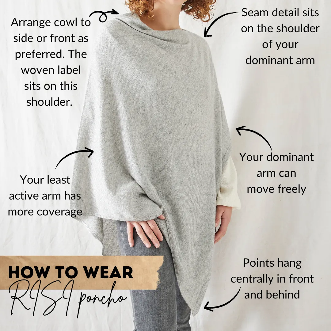 RISI Luxury Merino Cowl Poncho (WS)