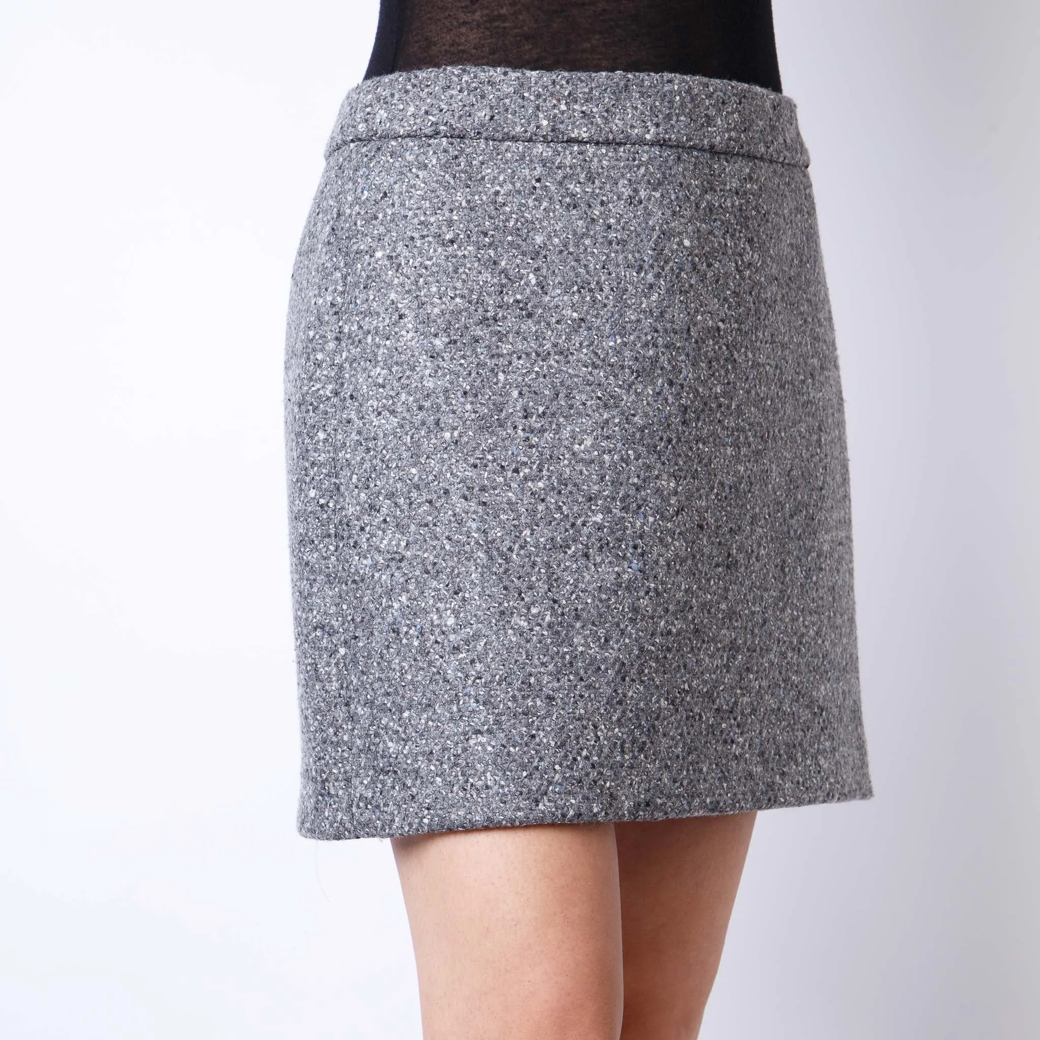 ROBERTO COLLINA SKIRT A60066 18 GREY