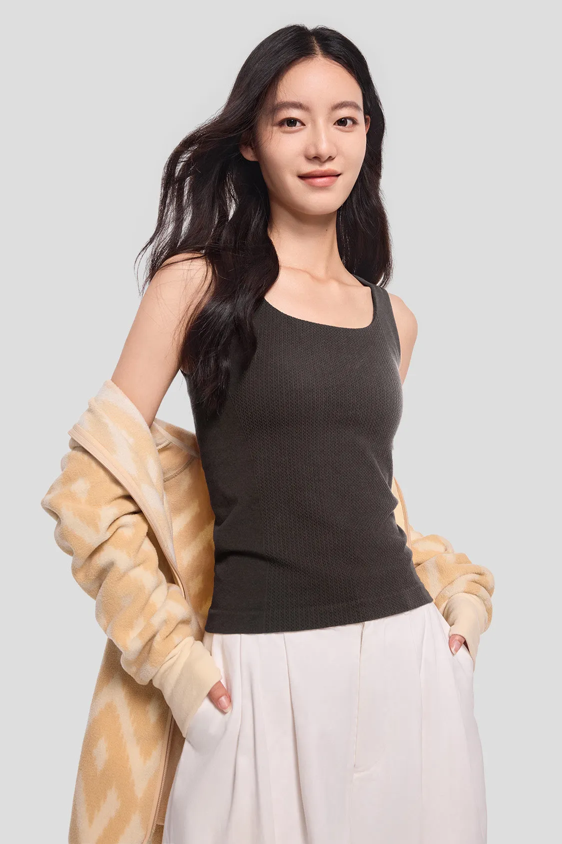 ShapeCore - Women's Square Neck Warm Vest