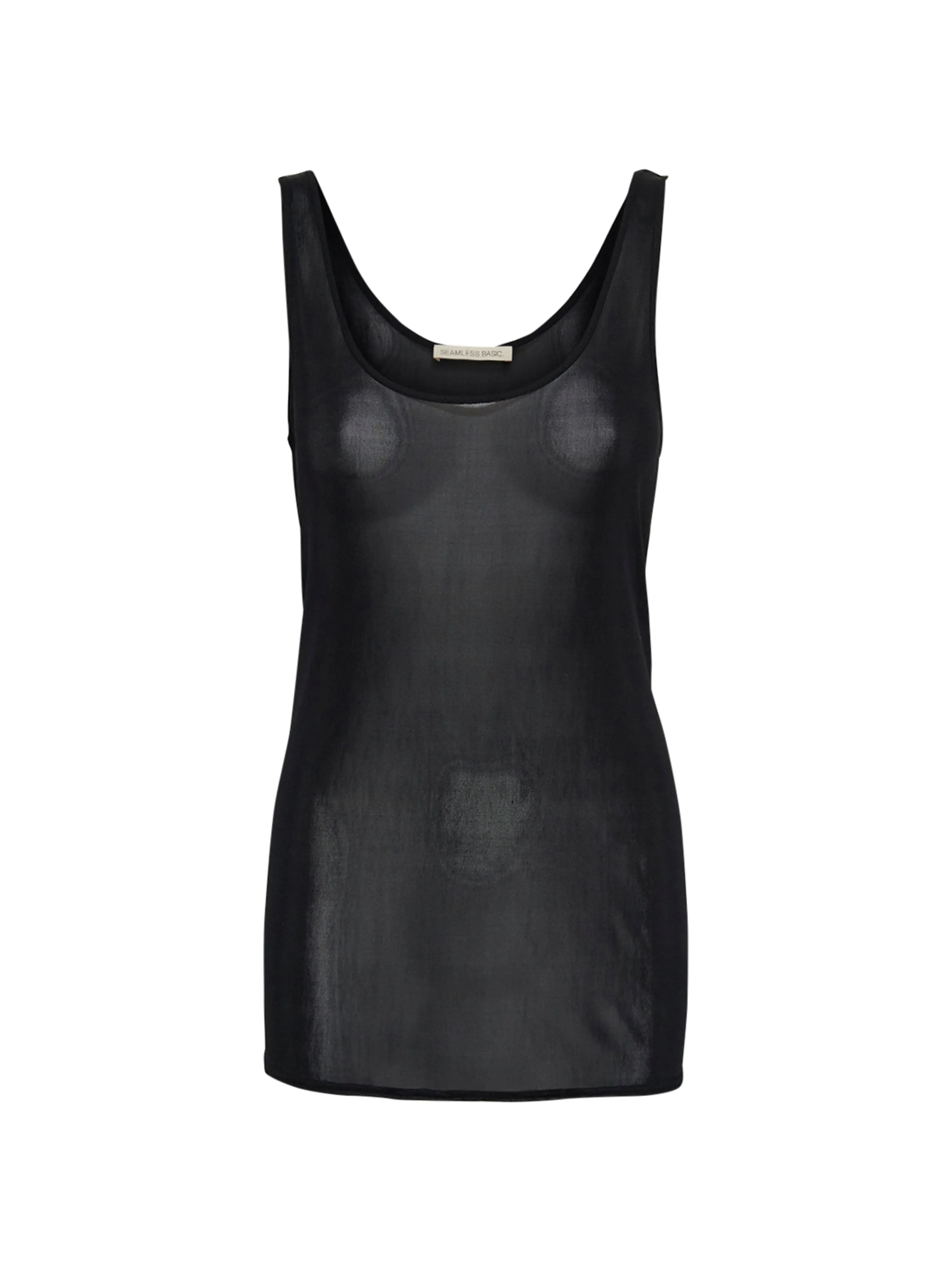 Sheer Tank | Silk - Black