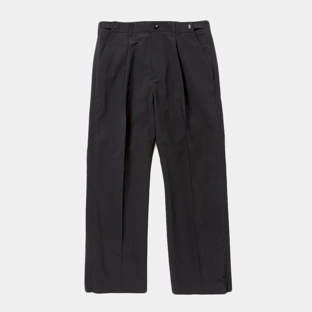 Side Zip Paper Touch Slacks(Off Black)/MW-PT24103