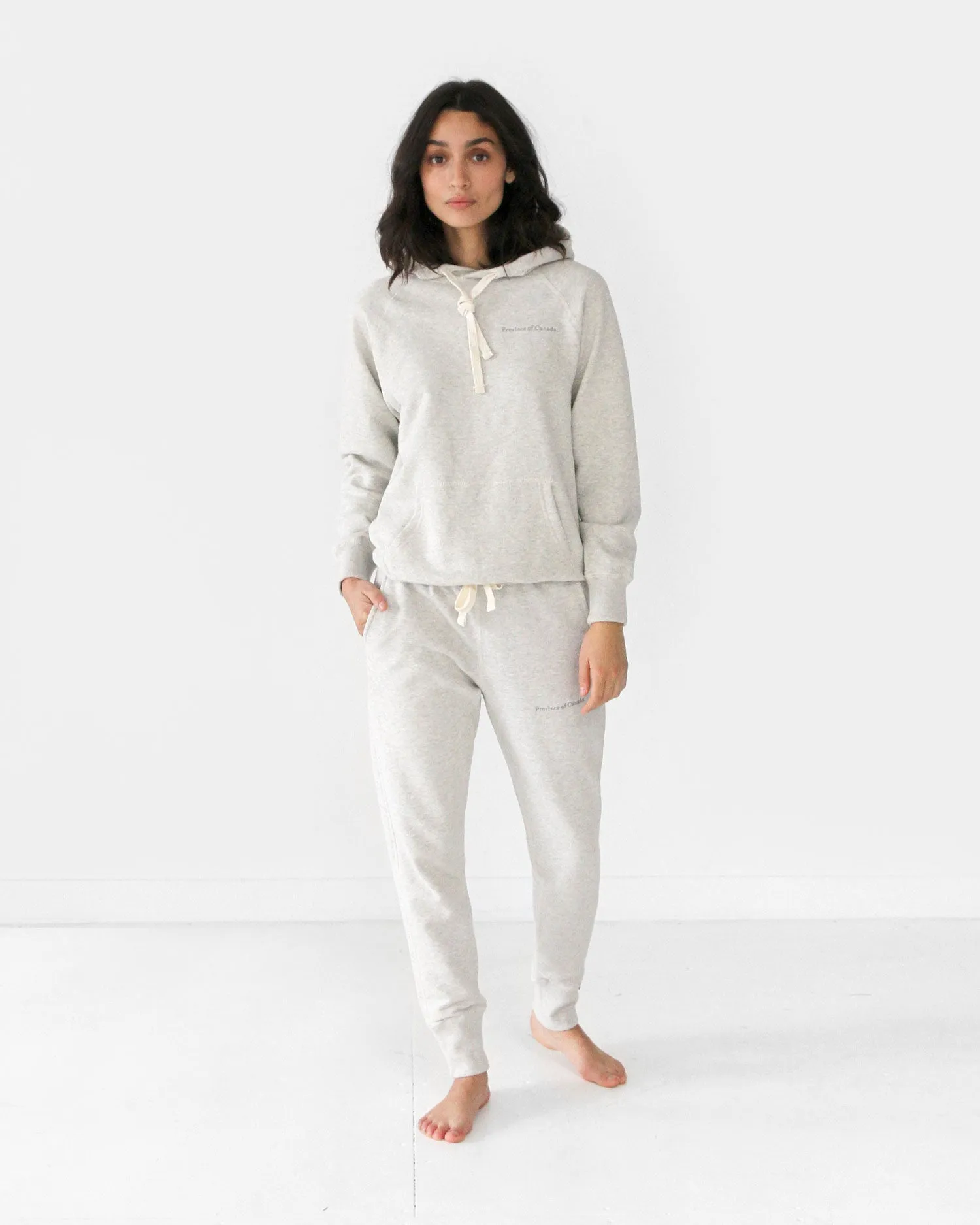 Skinny French Terry Sweatpant Eggshell - Unisex