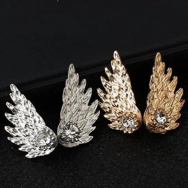 Soaring Sparkle Cz Stud Earrings & Wing Jackets for Women