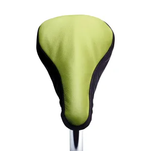 Soft Avocado II Saddle Cover - Lime & Brown