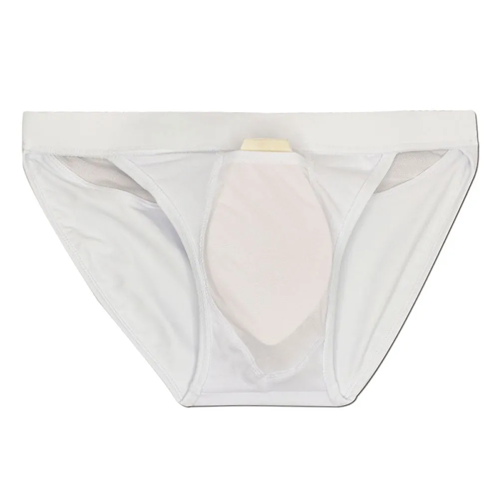 Solid Padded Polyester Brief