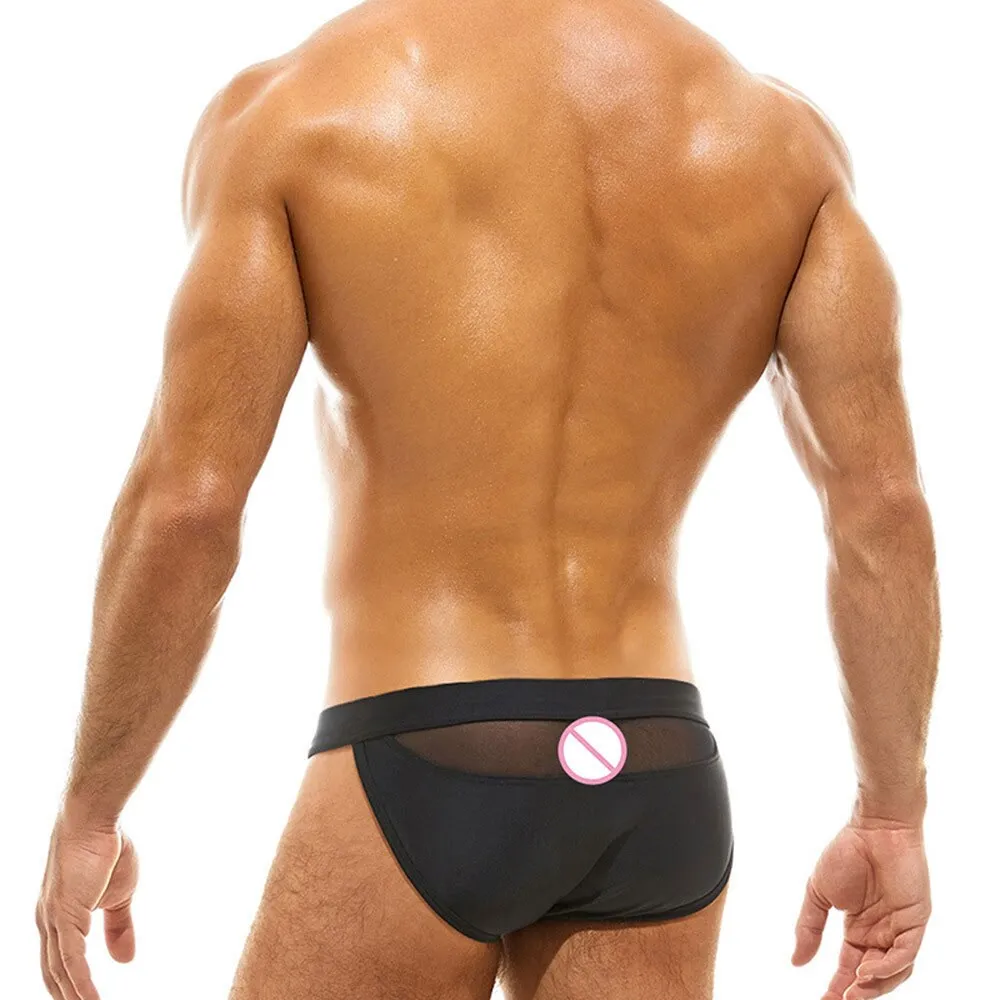 Solid Padded Polyester Brief