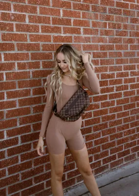 Somewhere To Go Jumpsuit in Mocha