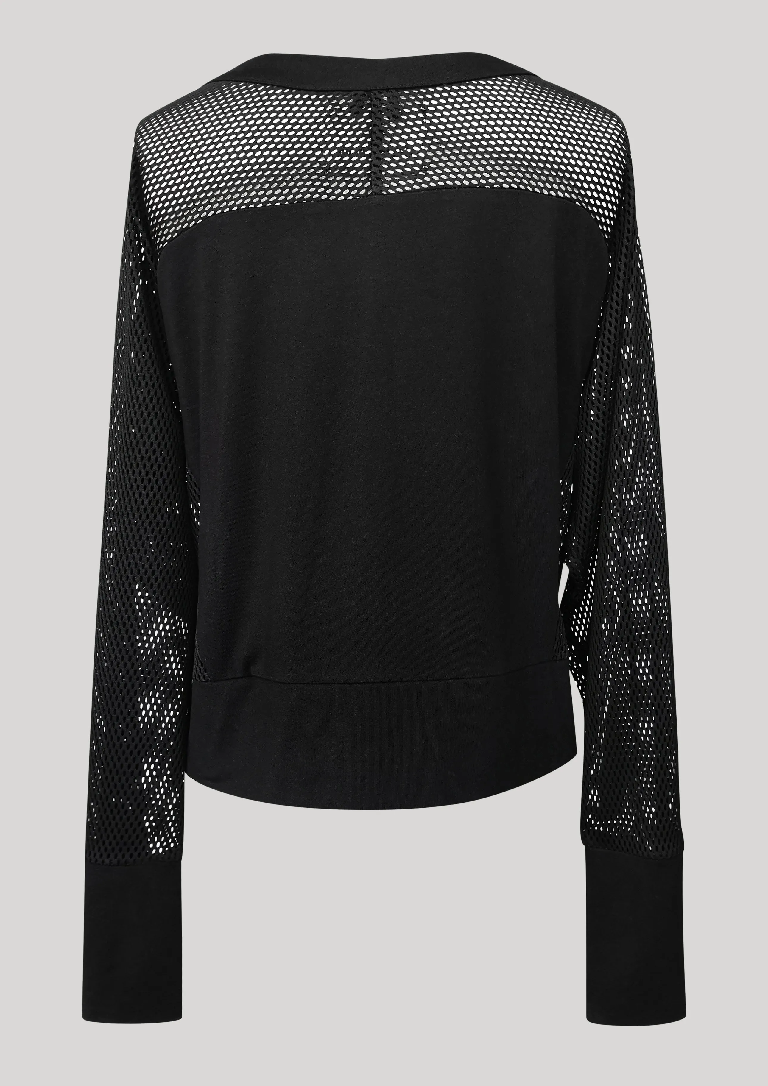 SUMMER SWEATER - AIRY MESH black