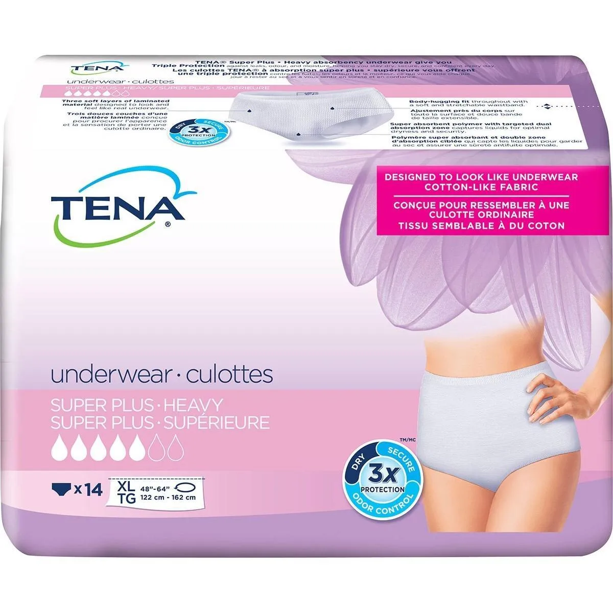 TENA Super Plus Incontinence Underwear for Women