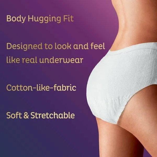 TENA Super Plus Incontinence Underwear for Women