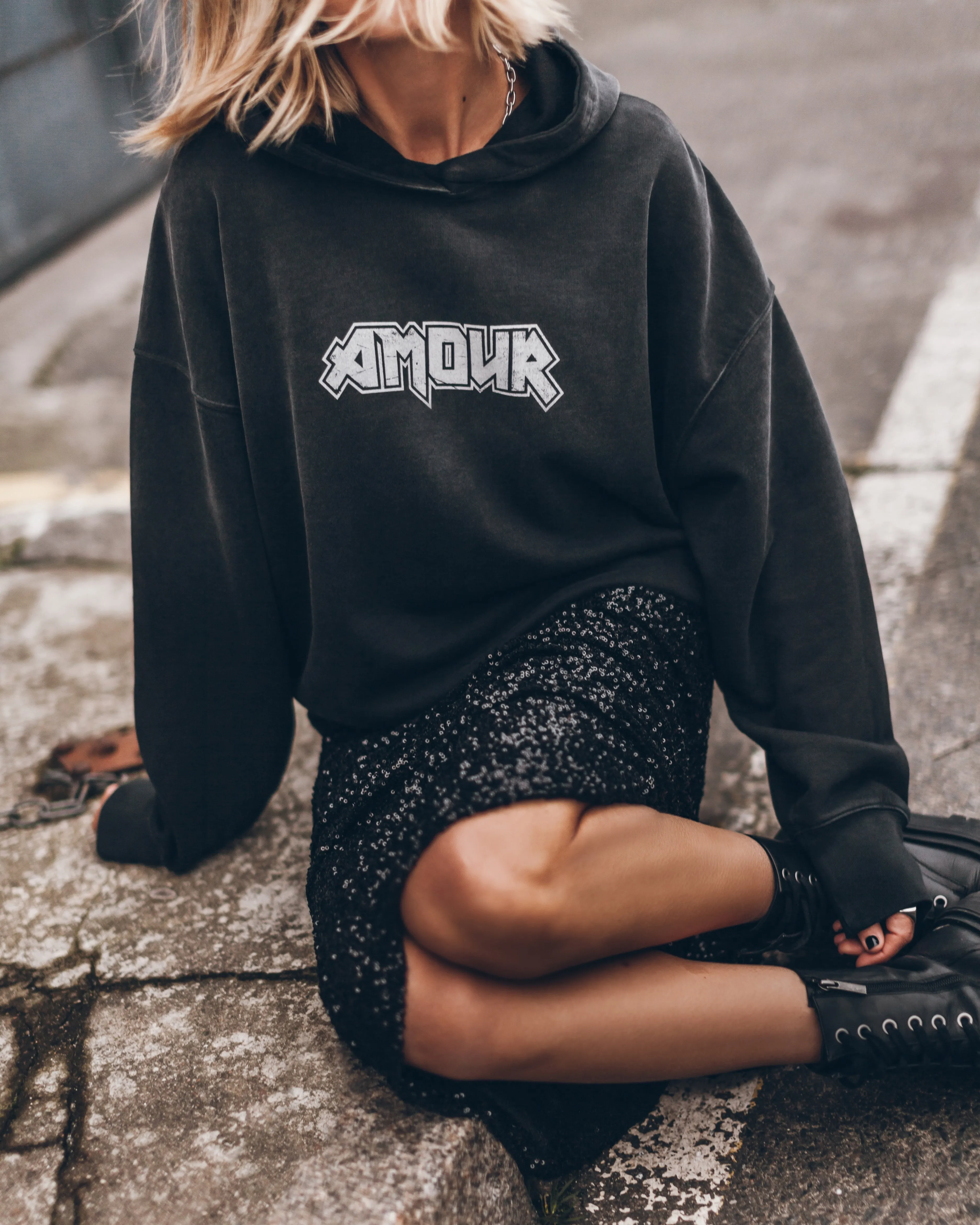 The Dark Cloudy Amour Base Hoodie