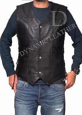 THE-WALKING-DEAD-GOVERNOR-DARYL-DIXON-ANGEL-WINGS-LEATHER-VEST-JACKET-BNWT