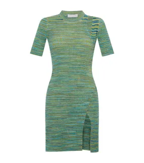 Tina Cutout Mini Dress Baltic Blue Space Dye