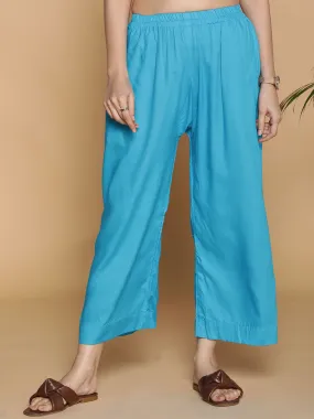 Turquoise Palazzo Pants