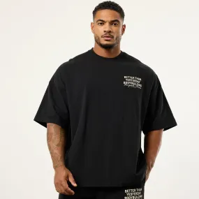 Vanquish Bodybuilding Black Boxy Oversized T Shirt