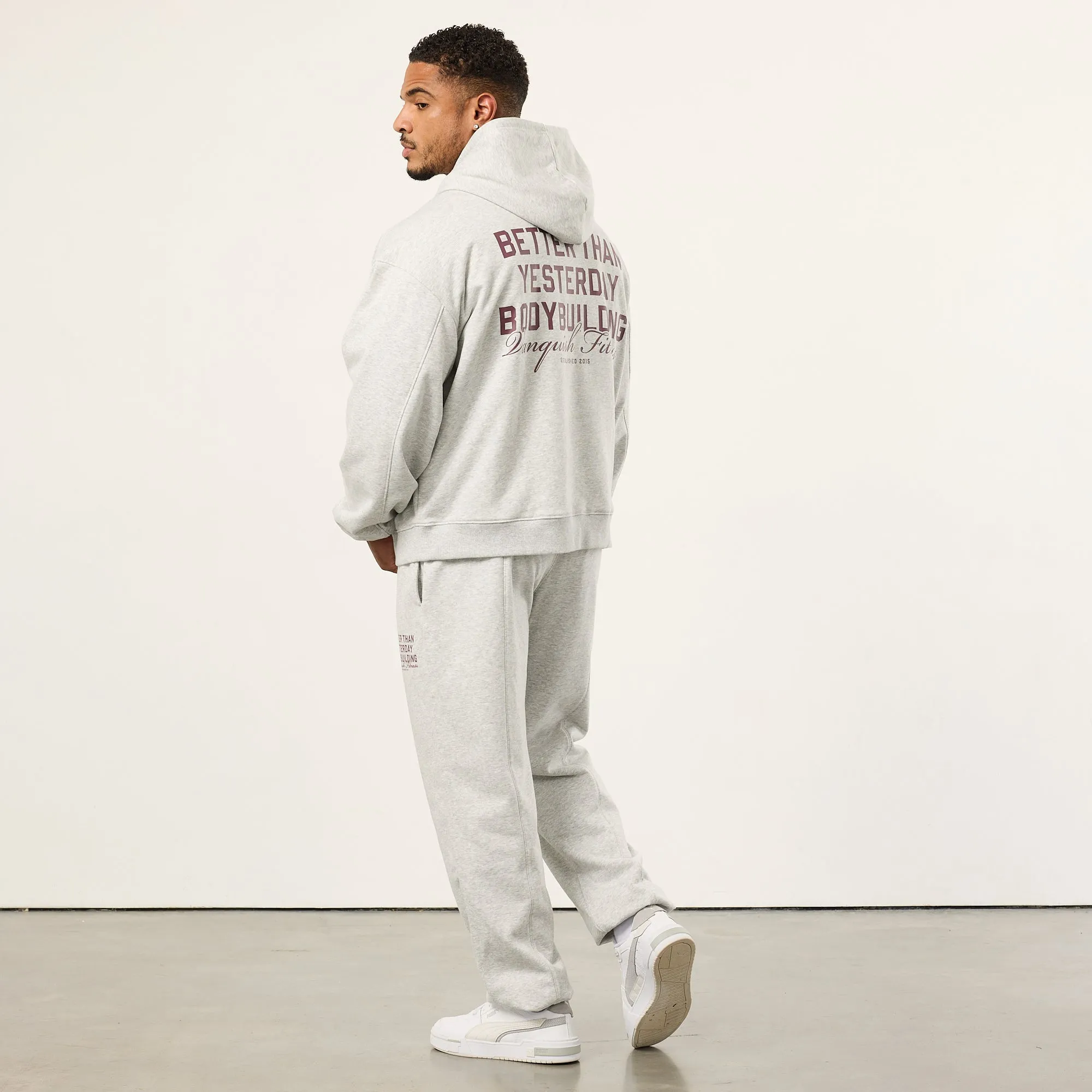 Vanquish Bodybuilding Oat Marl Oversized Sweatpants