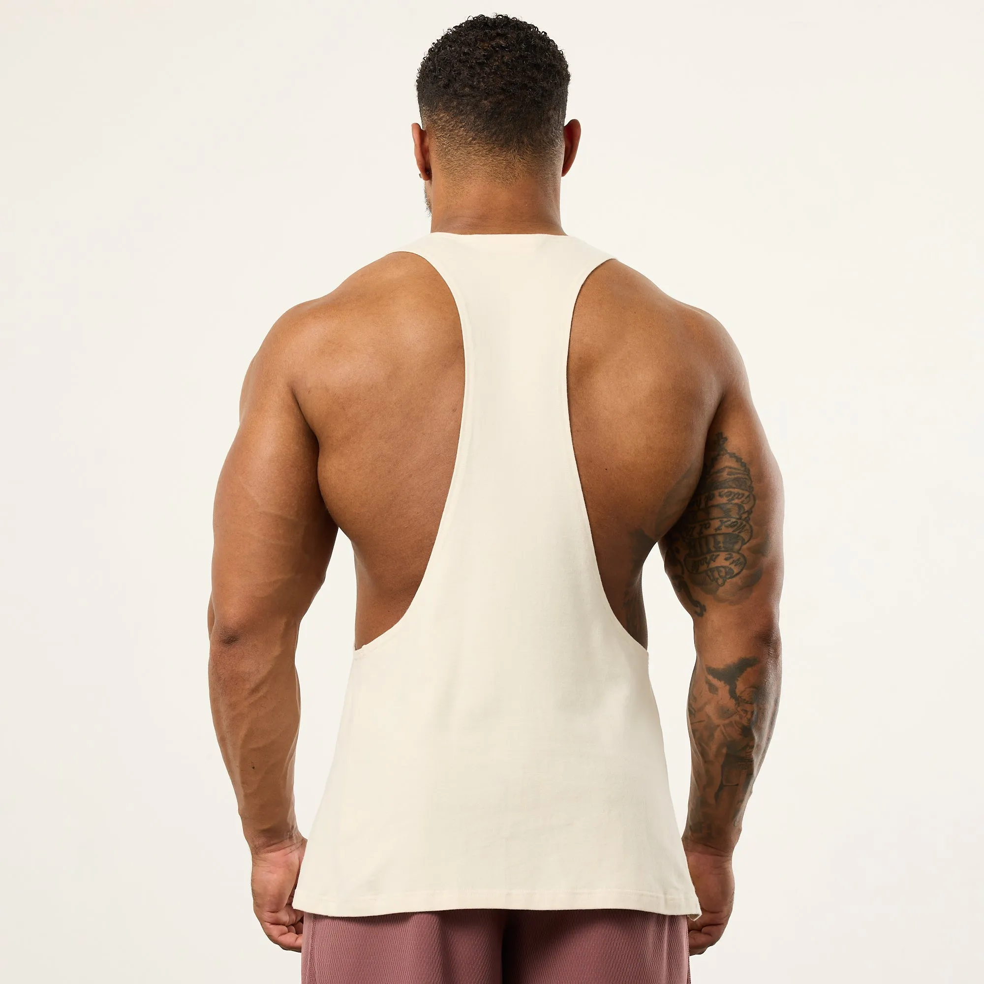 Vanquish Bodybuilding Vintage White Tank Top