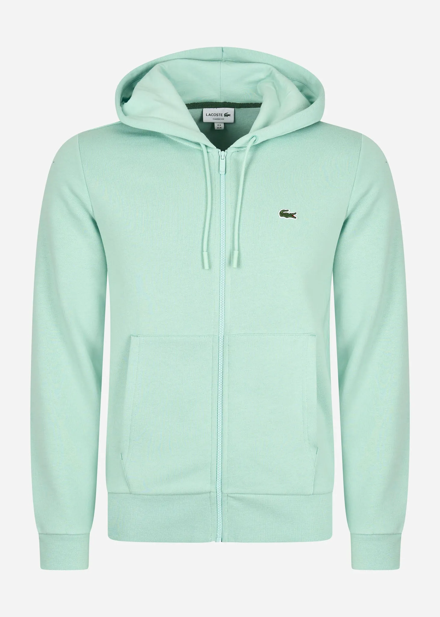 Zip through hoodie - pastille mint